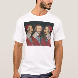 Trefaldigt porträtt av huvudet av Richelieu, 1642 Tröja