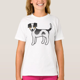 Trefärgad dansk-svensk gårdshund Söt seriehund T Shirt