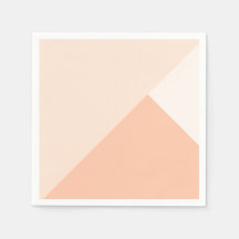 Trefärgad djup persika, rosenvit och antivit