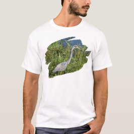 Trefärgad häger t shirt