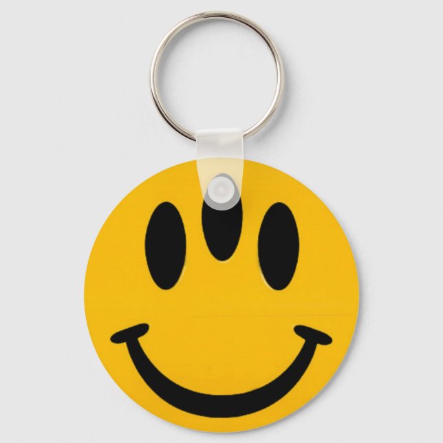 Trefärgad nyckelkedja nyckelring (Framsida)