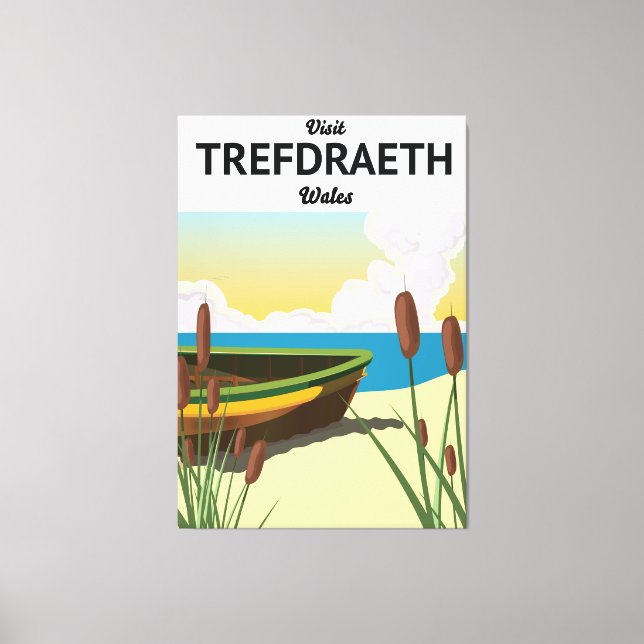 Trefdraeth-reseaffisch Canvastryck (Framsida)