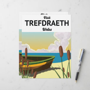 Trefdraeth strand resemaffisch brevhuvud