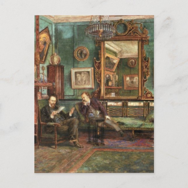 Treffry Dunn Rossetti & Dunton på 16 Cheyne promen Vykort (Framsida)