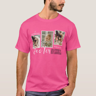 trefoto för Glad påsk-familjen för elegant-skript T Shirt