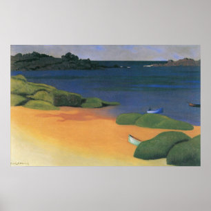 Tregastel-bukten av Felix Vallotton, konst Poster