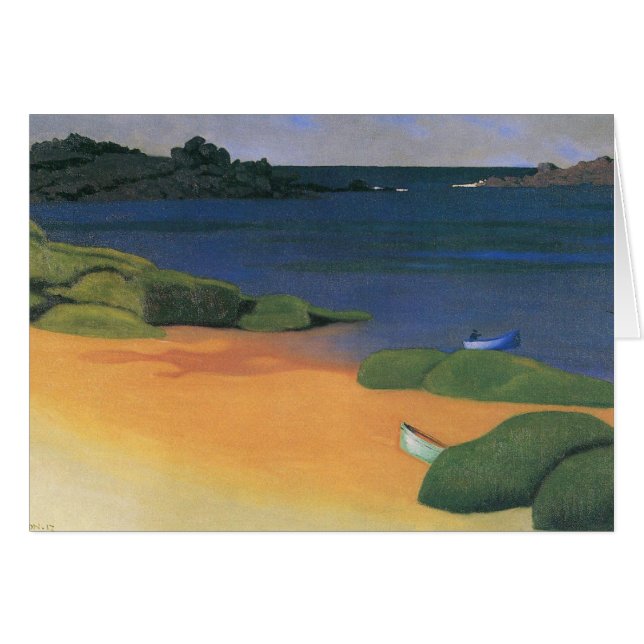 Tregastelbukten av Felix Vallotton, Fin konst Hälsningskort (Framsidan Horizontal)