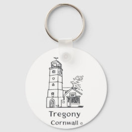 Tregony Clocktower Keyring Nyckelring