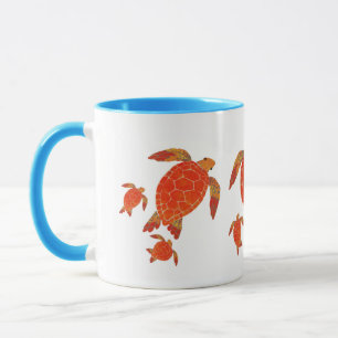 Trehavssköldpaddor Mugg
