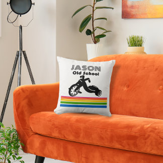 trehjuling old school kudde