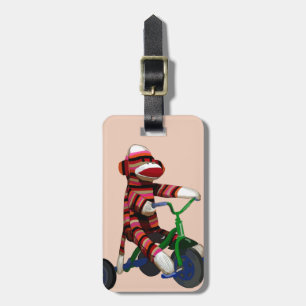 trehjuling sock monkey bagagebricka