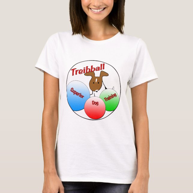 Treibball Logo2 SDT.png Tee (Framsida)