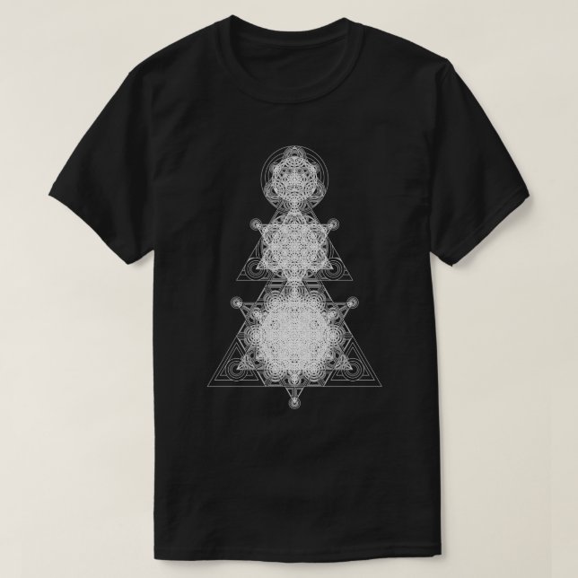 Trekammargeometri för Toppen T Shirt (Design framsida)