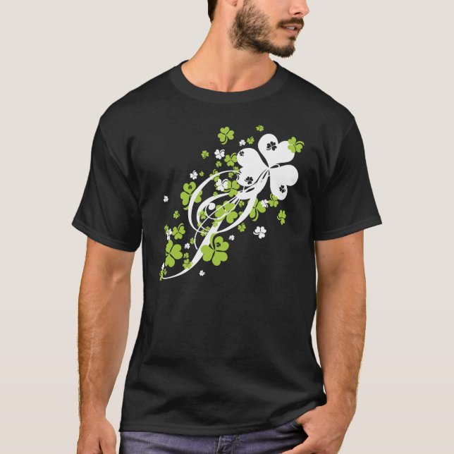 Trekantklöver och virvlar t-shirt (Framsida)