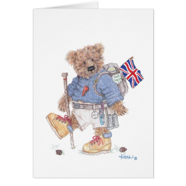 Trekking i Storbritannien Hälsningskort (Framsidan)