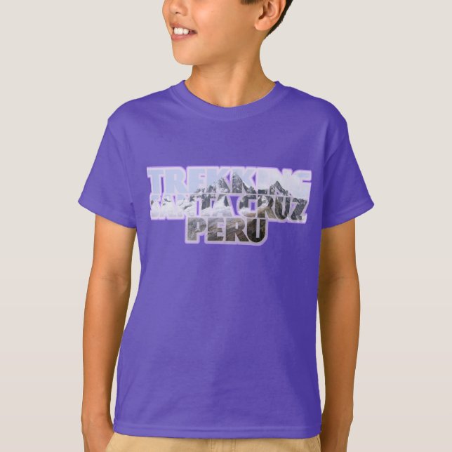 Trekking Santa Cruz Trail, Peru T Shirt (Framsida)