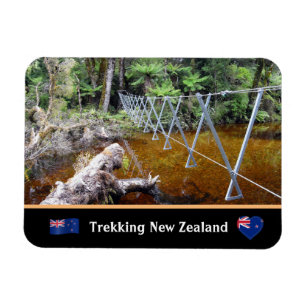 Trekking & Wire Bridges - Wilderness/ Nya Zeeland Magnet
