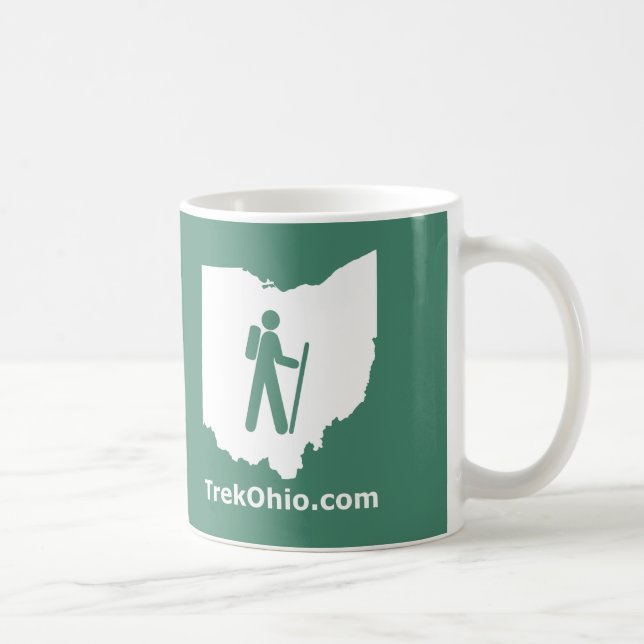 TrekOhio mugg, grönt Kaffemugg (Höger)