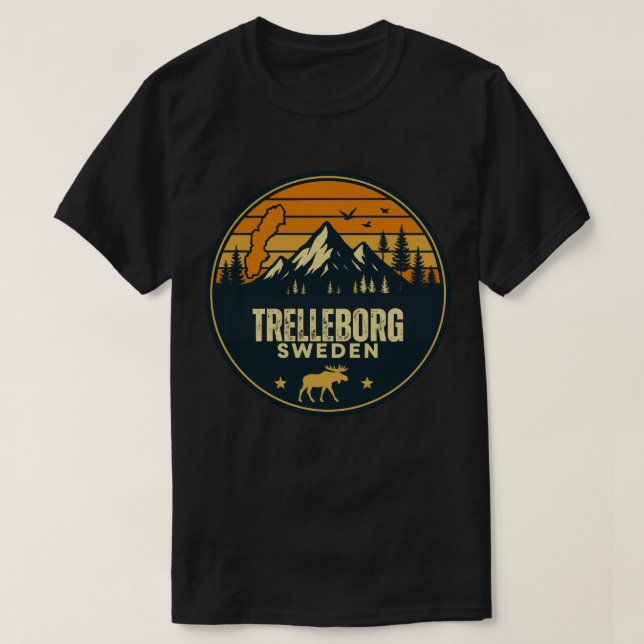 Trelleborg, Sverige Sverige T Shirt (Design framsida)