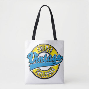 Trelleborg Sverige vintage logotyp Tygkasse