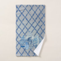 Trellis Käpp Blue & White Ginger Burk