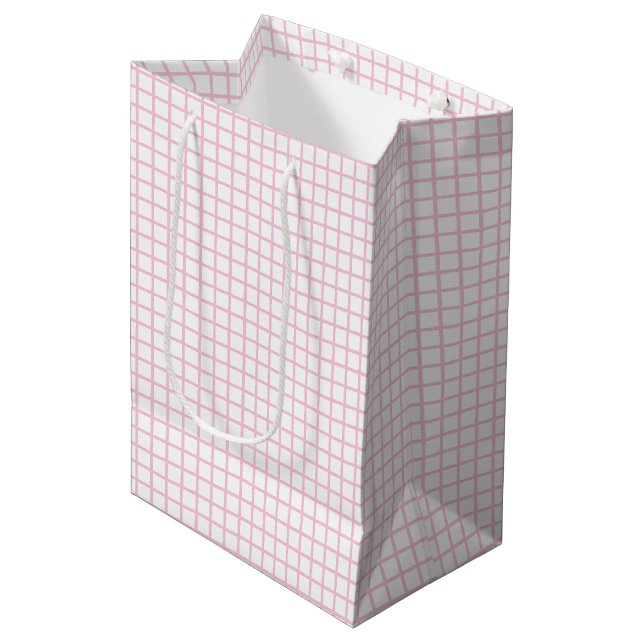 Trellis Ljus Rosa - Vit (Framsidan Vinklad)