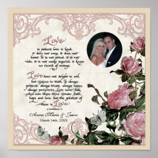 Trellis Ro Vintage - Art i Ram Personlig Poster