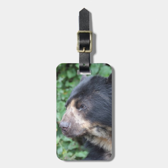 Tremarctos ornatus bagagebricka (Vertikal Framsida)