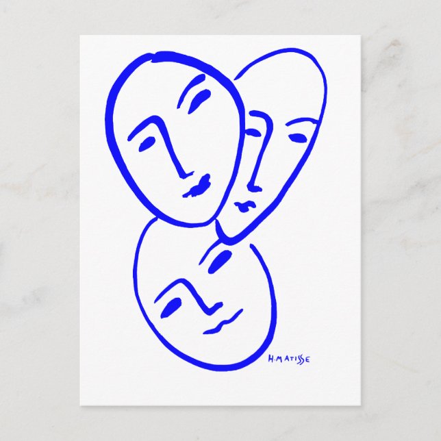 tremasker vykort (Framsida)