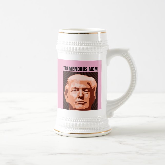 TREMENDOUS MAMMA DONALD TRUMP BEER STEIN SEJDEL (Höger)