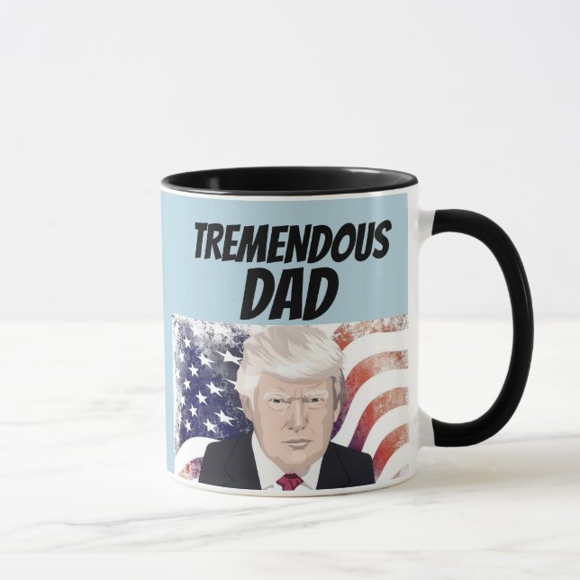 TREMENDOUS PAPPA DONALD TRUMP COFFEE MUGG (Höger)