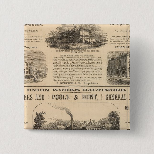 Tremont House, Boston Hotellet Nahant House Knapp (Framsida)