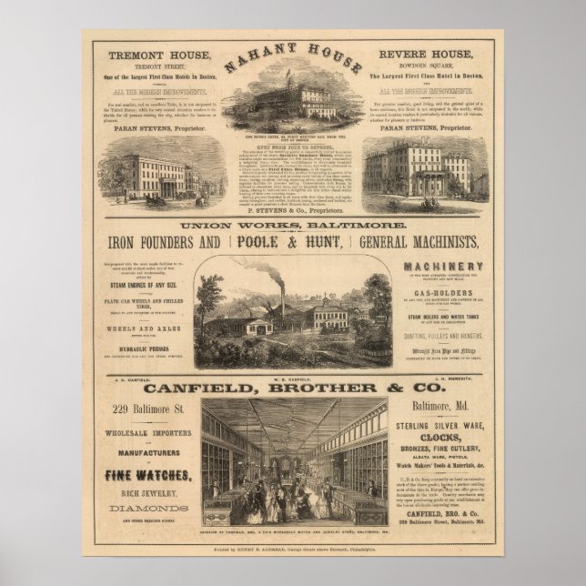 Tremont House, Boston hotellet Nahant House Poster (Framsidan)