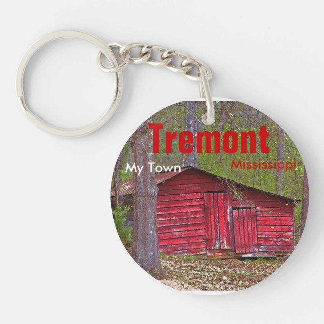 Tremont Mississippi min Town Keychain (Framsidan)