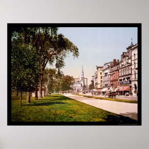 Tremont Street i Boston, MORSA 1900 Poster