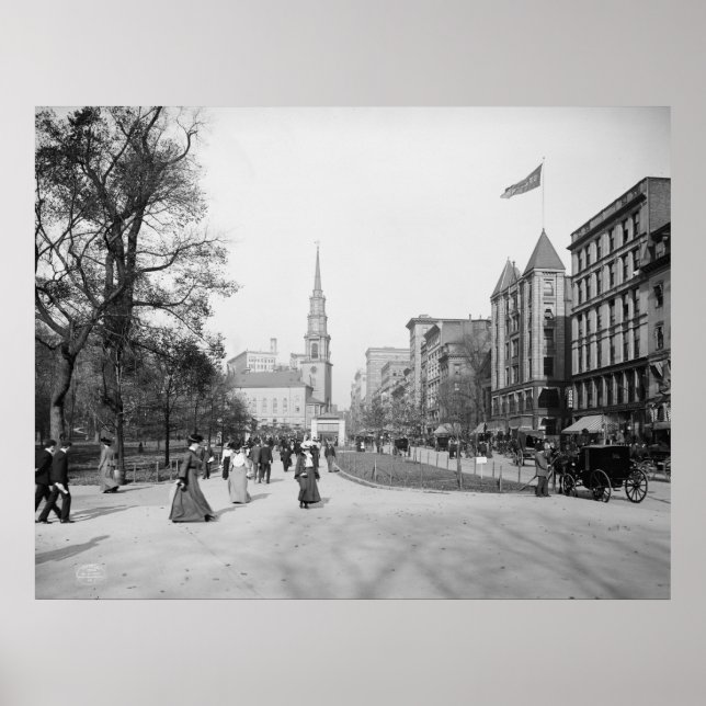 Tremont Street Mall Poster (Framsidan)