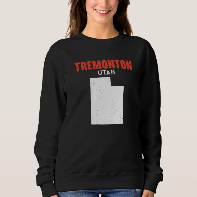 Tremonton Utah USA State America Travel Utahan   T Shirt (Framsida)