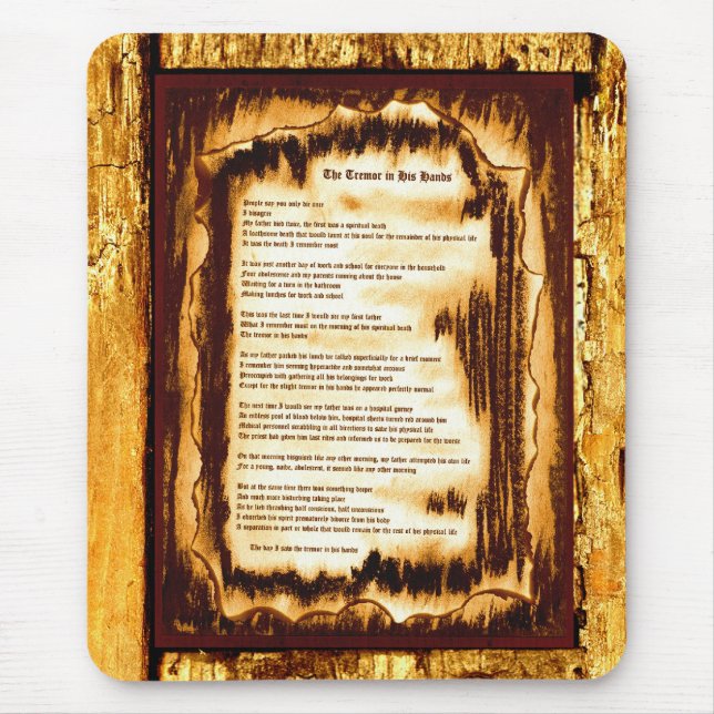 Tremor i hans Händer Musmatta (Framsidan)