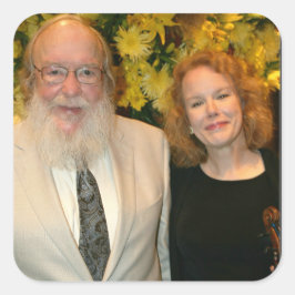 Tremper Golden Strings Kenosha Wisconsin Fyrkantigt Klistermärke