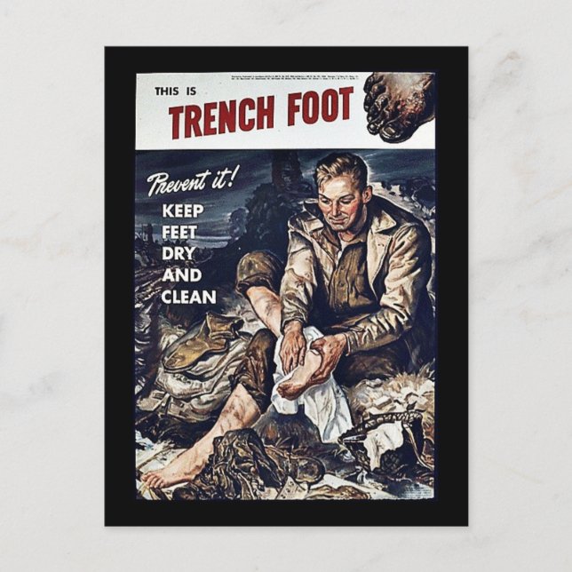 Trench Foot Vykort (Framsida)