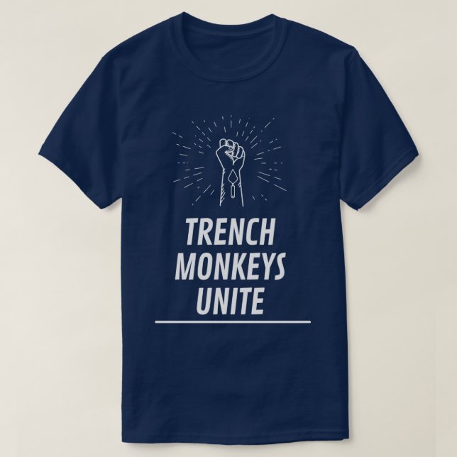 Trench Monkey Unite T Shirt (Design framsida)