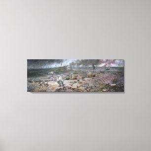 Trench on Backe 468 - Wrapped Canvas
