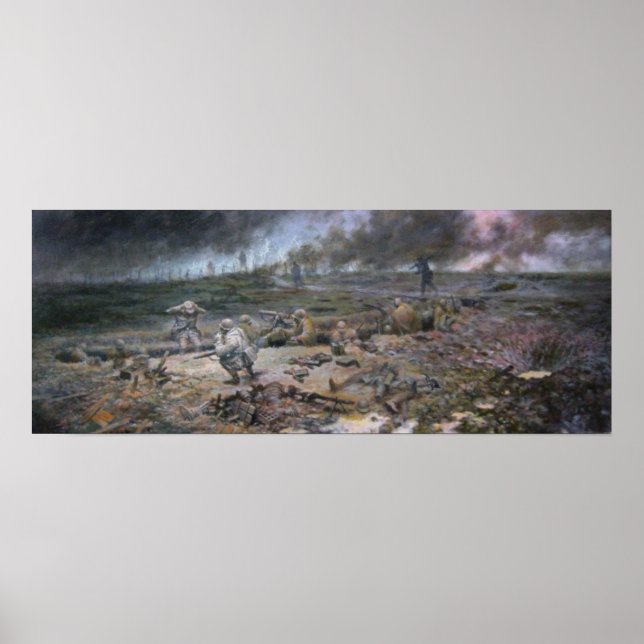 Trench på backe 468 poster (Framsidan)