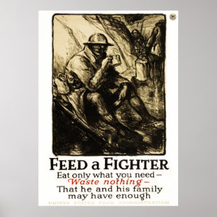 TRENCH WARFARE WW1-1918 POSTER