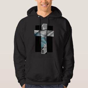 Trend Abstrakt Blue Ocean Hoodie