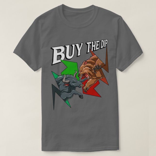 Trend Bull Bear Forex Cryptocurrenc T Shirt (Design framsida)