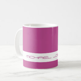 Trend Färg Berry Rosa - Futuristiska Namn Mugg