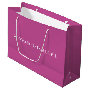 Trend Färg - Berry Rosa Large Gift Bag