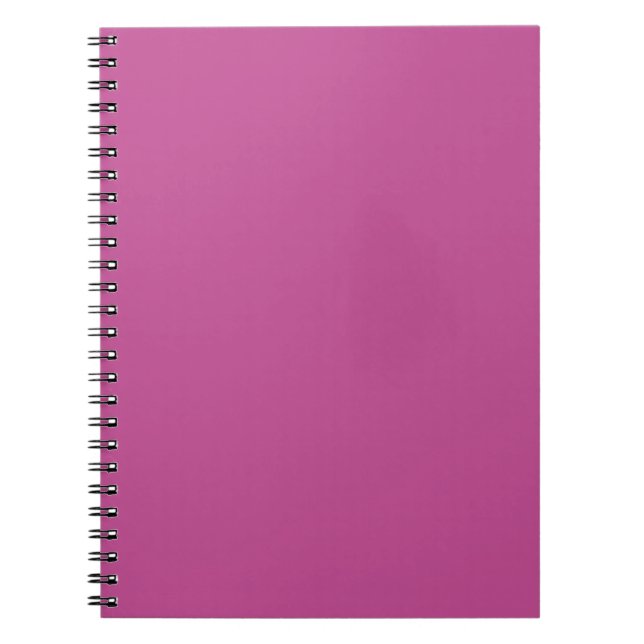 Trend Färg - Berry Rosa Notebook Anteckningsbok (Framsidan)