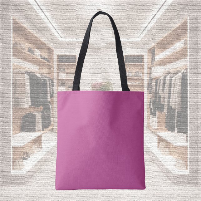 Trend Färg - Berry Rosa Tote Bag Tygkasse (Skapare uppladdad)